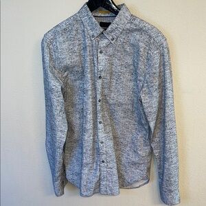 Denim & Flower Gray Casual Button Down Shirt